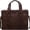Coffee, variant on Sunyuer Women Vintage Braided Detail Tote Handbag, PU Leather Small Work Commuter Shoulder Purse, Fashion Portable Top Handle Bag with Detachable Adjustable Crossbody Strap