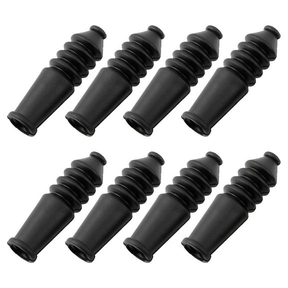 Clispeed 8Pcs Rubber Brake Cable Protector Sleeve for Bike Brake Hose Cover