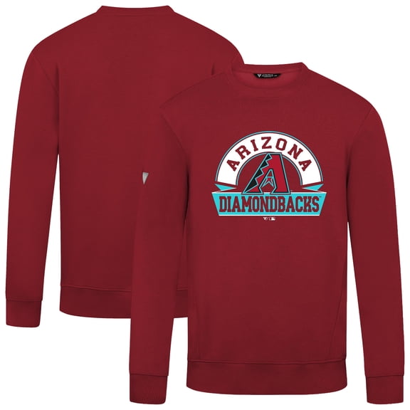 Men's Levelwear  Red Arizona Diamondbacks Zane Banner Arch Sweatshirt