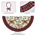 thumbnail image 4 of Sigee Hawaiian Style for Christmas Decoration Tree Skirt Christmas Plaid Tree Skirt,Christmas home decor Holiday Tree Skirt Fits TChristmas Tree-36", 4 of 6