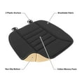 thumbnail image 4 of Stalwart Car Seat Cushion - 1.2-inch-thick Memory Foam Seat Pad with Plastic Anchors and Non-Slip Bottom for Auto, Office Chair, or Home - Black, 4 of 10
