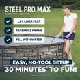 thumbnail image 5 of Bestway Steel Pro MAX 12'x30" Metal Frame Above Ground Pool, Filter Pump & Cartridge, Stone, 5 of 10