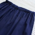thumbnail image 6 of Pajamas for Men 2023 Kimono Short Sleeve Shorts Pajamas Plus Size Men's Summer Thin Sweat Japanese Home Wear Blue XL, 6 of 7