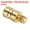 Brass: 25 Grain, variant on 350 Grain Archery Arrow Insert 0.244 Inch Brass Arrow Weight Bolt for Field Points Shaft, 6 Pack
