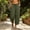 Army Green plus size harem pants with pockets a1, variant on Cagogo Women Plus Size Harem Elastic Waist Flowy Long Lounge Pants with Pockets Casual Beach Vacation Loose Wide Leg Trousers Summer Travel Clothing, Blue XL