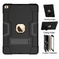 thumbnail image 3 of iPad 7th Generation Case Shockproof, iPad 10.2 Case with Stand, Allytech Dual Layer Full Protection Rugged Kickstand Armor Defender Impact Resistant Case Cover for Apple iPad 7th Gen,Black, 3 of 6