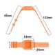 thumbnail image 2 of Correa De Reloj Compatible Con Garmin Fit Jr3, Correa Deportiva De Silicona Suave, Pulsera De Repuesto Advancent EL017229-03, 2 of 5