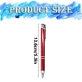 thumbnail image 3 of PickMe Metal Ballpoint Pen with Metal Barrel, Promotional Retractable Click Pen for Business Events, Professional Writing Instrument, B, 3 of 4