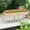 Beige, variant on Costway Raised Garden Bed Elevated Fir Wood Planter Box with 2 Large Planting Areas Beige