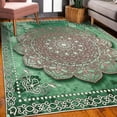 thumbnail image 3 of Ethnic Decorative Rug, Mystic Mandala Culture Karma Calmness and Harmony Boho Design, Quality Carpet for Bedroom Dorm and Living Room, 6 Sizes, Dried Rose, by Ambesonne, 3 of 4