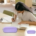 thumbnail image 1 of Estuche de lápices suave de gran capacidad con cierre de cremallera para guardar bolígrafos y artículos de papelería de forma segura. Organizador perfecto para útiles escolares y artículos, 1 of 7