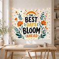 thumbnail image 5 of Boho Sunset Hills with the Best Days Bloom, Nostalgic Vintage for Botanical Art Lovers, Botanical Wall Decor, Mother'S Day Gift, Tapestry Wall Hanging for Bedroom and Dorm, 5 of 7