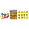 Emoji Party Favor Gift Pack - 24 Each - Pencils, Erasers & Sharpeners - 72 Assorted Pieces