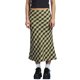 thumbnail image 1 of TRKIYQC Faldas midi ajustadas para mujer Estampado a cuadros Cintura alta Longitud de la rodilla Falda larga elástica TRKIYQC moderno, 1 of 8