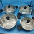 thumbnail image 3 of HISAR Milano Black Pot Set, 8 Pcs. (20X10p/22x12p/24x12p/24x8p), 3 of 8
