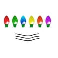 thumbnail image 1 of SIfdSeng Get it Fast Refrigerator Garage Door Stickers Light Bulb Car Stickers Honeycomb Lattice Reflective Stickers Holiday Decoration, 1 of 9