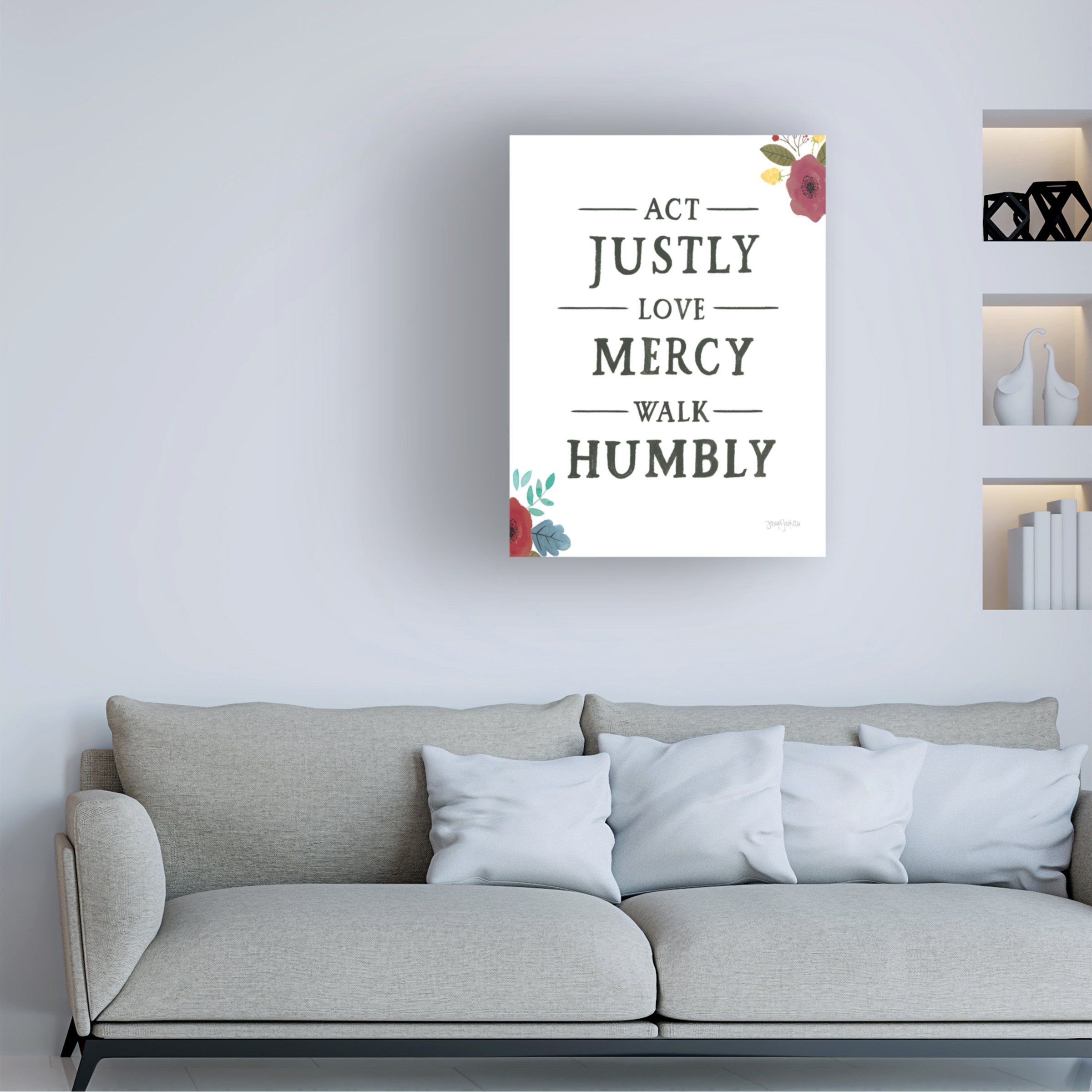Trademark Fine Art 'Scripture for Life I Crop' Canvas Art by Jenaya Jackson