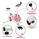 Sunny Health & Fitness Vélo d'Appartement Vélo Stationnaire avec Moniteur et Volant d'Inertie, Rose - P8100 – image 4 sur 5