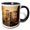 Black/White, variant on 3drose, Gondolas in the Canals of Venice Near Sunset, 11oz Magic Transforming Mug