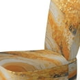 thumbnail image 4 of Designart "Harved Gold IV" Chaise d'Appoint Jaune Paysage Abstrait - Fauteuil Moderne pour Chambre, 4 of 7