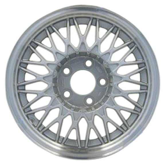 Pre-Owned Original Equipment Flange Cut Medium Sparkle Silver Aluminum Wheel 15 x 6.5 F3VY1007B fits 1990-1997 Lincoln Town Car (Good)