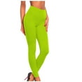 thumbnail image 2 of Miluxas Leggings for Women High Waisted Tummy Control No See-Through Yoga Pants Workout Running Leggings Clearance Green 4(S), 2 of 4