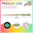 thumbnail image 6 of 3D Printed Dragon Glow in The Dark, 24 Inch 3D Dragon Fidget Toys for Autism/ADHD, Articulated Dragon for Home Office Car Desk Decor Toys, Easter Gifts, 6 of 8
