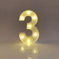 thumbnail image 3 of Homeer Decorative Light Decorative Lamp Digital Number Light Decorative Light - Glowing Plastic LED Marquee Light Up Letter GRAD 2023 Graduation Party Decor, 3 of 7