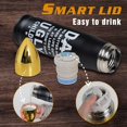 thumbnail image 4 of Bullet Tumbler for Men Best Dad Ever Tumbler Stainless Steel Black Bullet Tumblers - Gifts for Him, Husband Gifts From Wife - Gifts for Husband for Anniversary, Husband Birthday Gift, 4 of 6