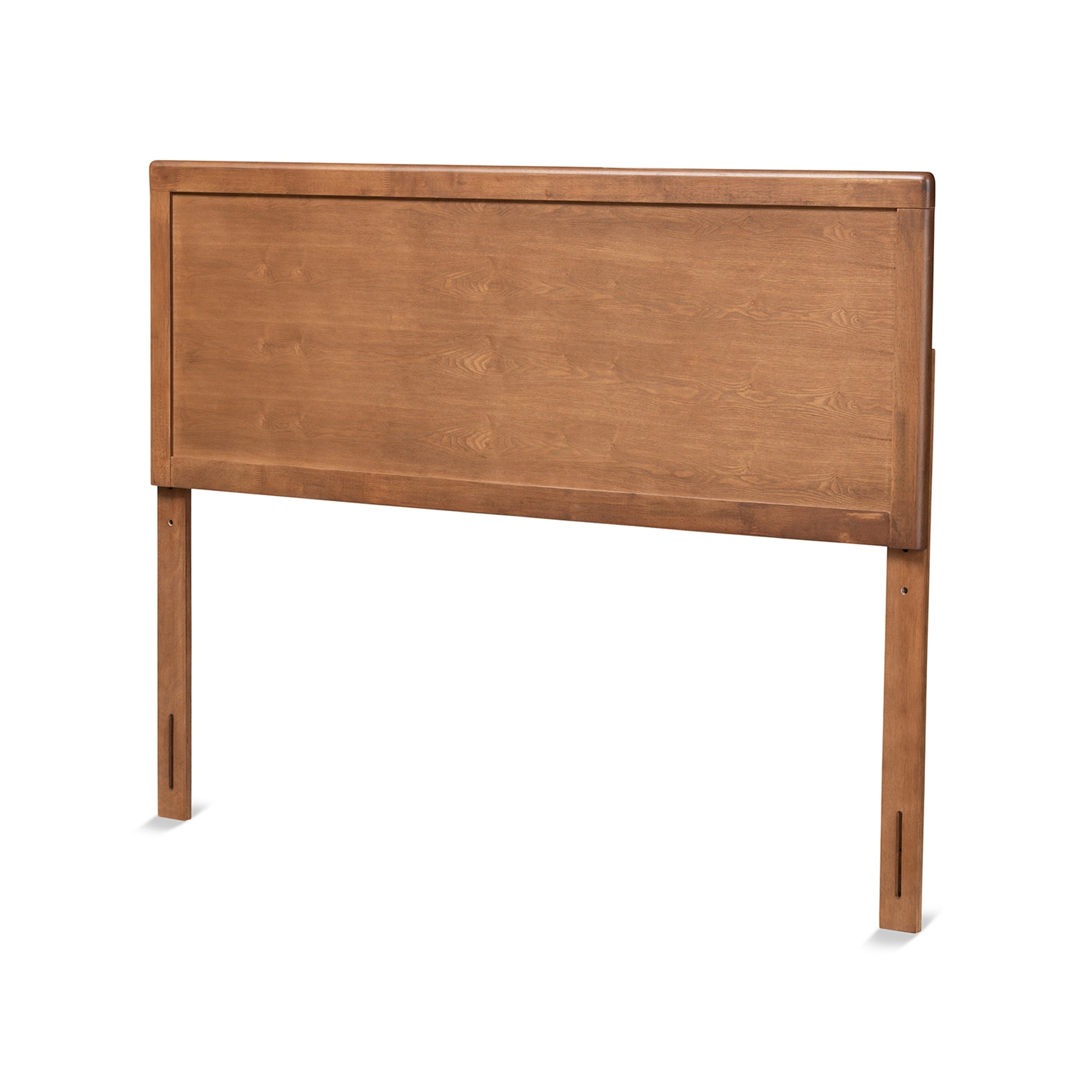 Baxton Studio Alan Contemporary/Modern Panel Back Support Engineered Wood Headboard, Full, Ash Walnut