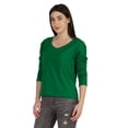 thumbnail image 4 of Inkmeso T-Shirt en Coton à Manches Longues Style de Rue Col Rond pour Femmes, 4 of 7