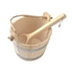 thumbnail image 2 of Barril de madera para sauna y cucharón portátil de 5 l, resistente, práctico, de gran capacidad para sauna, hogar, spa y baño, 2 of 9
