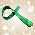 thumbnail image 2 of Teal Bow Ties for Men Ties Heavy Duty Sequined Men's And Women's Sequined Tie Formal Wedding Evening Party Performance Stage Tie, 2 of 4
