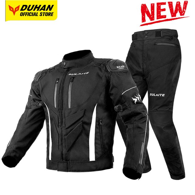 SULAITE-chaquetas de motocicleta impermeables para hombre, ropa de Rally de motocicleta a prueba de viento, forro interior cálido desmontable, equipo de ciclismo, Invierno