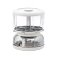 thumbnail image 4 of Dispensador de Cereales Dispensador de Cubo de Arroz, Contenedor de Arroz Giratorio de 6  degree, Caja de Almacenamiento de Arroz Impermeable Automática Par Blanco BLESIY contenedor de almacenamiento de arroz, 4 of 8