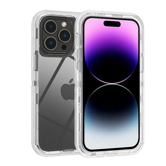 Aggxpf for iPhone 15 Pro Case Slim Shockproof Bumper Phone Case, Scratch Yellowing Resistant Phone Cover for iPhone 15 Pro, Clear