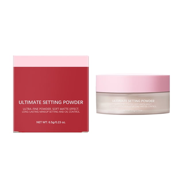 Ultimate Setting Powder For A Long Lasting Finish – Perfect For All Skin Types, Loose White