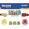 thumbnail image 3 of Reliance AC1531 15A 125V Color Connect Adapter Cord 5-15 Plug L5-30 Connector, 3 of 3