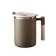 thumbnail image 2 of Taza Taza de café de acero inoxidable de doble capa con tapa y asa,aislante,ideal para viajes,camping y oficina. Color caqui (1 unidad). Rkxzt, 2 of 9
