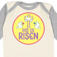 thumbnail image 4 of Inktastic He Is Risen for Easter Boys or Girls Long Sleeve Baby Bodysuit, 4 of 5