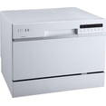 thumbnail image 1 of Mesa para lavavajillas EdgeStar DWP63 para 6 mesas, color blanco, 1 of 8