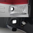 thumbnail image 6 of AKKON - For [L-Shape LED Light Tube] 16-18 GMC Sierra 1500 Chrome Clear Tail Lights Brake Lamp Assembly Pair, 6 of 7