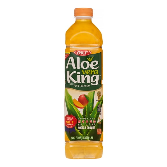 OKF Aloe Vera King Drink, Mango, 50.7 Fl Oz