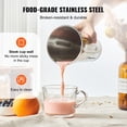 thumbnail image 3 of VEVOR Milkshake Maker, 375W Electric Single Head Drink Mixer Blender Machine, LED Intelligent Microswitch, 3-Speed 820 ml Stainless Steel Cup, 3 of 9