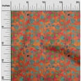 thumbnail image 1 of oneOone Cotton Poplin Twill Orange Fabric Batik Sewing Fabric By The Yard Printed Diy Clothing Sewing Supplies 56 Inch Wide, 1 of 4