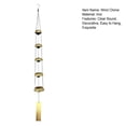 thumbnail image 6 of Wind Chime Pendant Clear Voice Exquisite Sturdy Vintage Decorative Multi-layer Blessing Wind Chime Home Decor-L,Bronze, 6 of 8