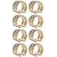 thumbnail image 1 of Soportes para servilletas redondos Alambres de metal Anillos para servilletas Tejidos Fiestas Bodas Reuniones familiares Mesa D, 1 of 5