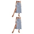 thumbnail image 1 of Jumpingount larga con abertura floral informal Bohemio Cintura alta Vacaciones Viajes Dama Moda Primavera Verano Ropa Accesorios Type4 NO4, 1 of 6