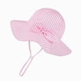 thumbnail image 6 of CAUYDY Toddler Sun Hat with Neck Flap UPF 50+ Adjustable 1T 2T 3T 4T 5T Baby Boys Girls Summer Beach Hat Kids Traveling Bucket Hat (Sizes 3-4 Years,Pink), 6 of 6