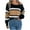 Khaki, variant on Annhoo One Shoulder Sweaters Women Trendy Color Block Long Sleeve Kintted Pullover Shirts Fall Casual Going out Tops